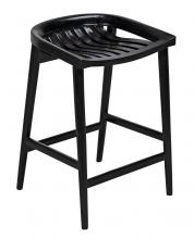 Noir AE-269CHB-S - Ronald Stool, Black Charcoal, 28"H AE-269CHB-S