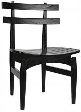 Noir AE-73CHB - Azumi Dining Chair, Natural, 35"H AE-73CHB