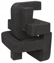 Noir AR-268 - Curz Sculpture, Black, 10.5"W AR-268