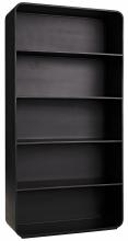 Noir GBCS212MTB - Paloma Bookcase, Matte Black, 70.5"H GBCS212MTB