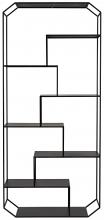 Noir GBCS218MTB - Marquise Bookcase, Matte Black, 88"H GBCS218MTB