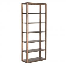 Noir GBCS263DW - IDRIS BOOKCASE