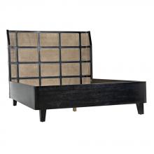 Noir GBED133QHB-A - Porto Bed A with Headboard And Frame, Queen