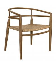 Noir GCHA212T - Finley Dining Chair, Natural, 29.5"H GCHA212T