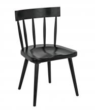Noir GCHA257HB - Esme Dining Chair, Hand-Rubbed Black, 33.5"H GCHA257HB