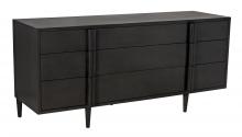 Noir GCON241P - Morten Dresser, 9-Drawer, Pale, 72"W GCON241P