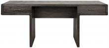 Noir GDES155EB - Degas Desk, Ebony Walnut, 76"W GDES155EB