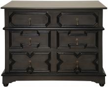 Noir GDRE159P - Watson Dresser, 6-Drawer, Pale, 40"W GDRE159P