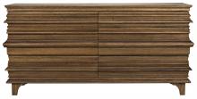 Noir GDRE168-2DW - Bernard Dresser, 6-Drawer, Dark Walnut, 66.5"W GDRE168-2DW