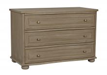 Noir GDRE169WEA - Lauren Dresser, 3-Drawer, Weathered, 45"W GDRE169WEA