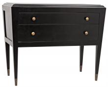 Noir GDRE207CH - Grant Dresser, 2-Drawer, Charcoal, 34.5"W GDRE207CH