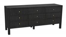 Noir GDRE222P - Conrad Dresser, 9-Drawer, Pale, 75.5"W GDRE222P