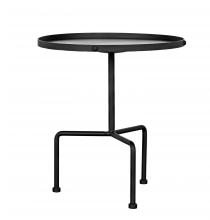 Noir GTAB393MTB - Paige Side Table, Matte Black, 24"H GTAB393MTB