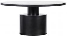 Noir GTAB488MTB - Marlow Dining Table, Matte Black, 59"W (GTAB488MTB )