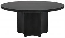 Noir GTAB527MTB - Rome Dining Table, Matte Black, 58"W (GTAB527MTB )