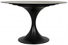 Noir GTAB542MTB - Herno Dining Table, Matte Black, 48"W (GTAB542MTB )