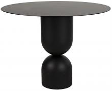 Noir GTAB553MTB - Wanda Dining Table, Matte Black, 39.5"W (GTAB553MTB )