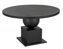 Noir GTAB566MTB - Emira Dining Table, Matte Black, 52"W (GTAB566MTB )