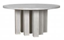 Noir GTAB576WH - Resistance Dining Table, White Wash, 60"W (GTAB576WH )