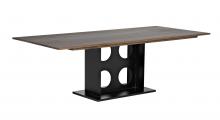 Noir GTAB580MTB - Cameron Dining Table, Dark Walnut, 95"W (GTAB580MTB )