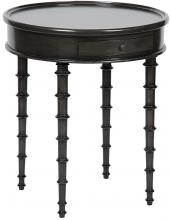 Noir GTAB728P - Beatrix Side Table, 1-Drawer, Pale, 28.5"H GTAB728P