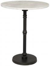 Noir GTAB776MTB - Antonie Side Table, Matte Black, 25"H GTAB776MTB