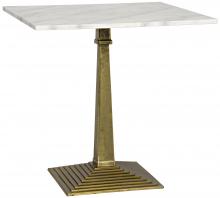 Noir GTAB781MB - Fadim Side Table, Antique Brass, 29.5"H GTAB781MB