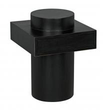 Noir GTAB971HB - Olson Side Table, Hand Rubbed Black, 24"H GTAB971HB