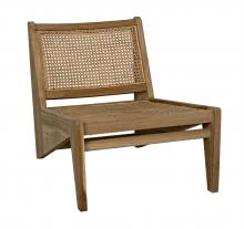Noir SOF273T - Udine Chair, Natural, Caning, 26"H SOF273T