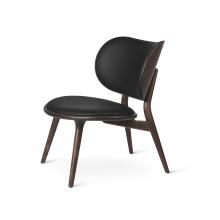 Mater 1234 - The Lounge Chair, Black Beech Wood, Black Leather, 28.4"H 01234