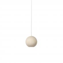 Mater 2901 - Liuku Base Mini Pendant, Ball, 1-Light, Natural, 4.7"W 02901