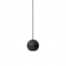 Mater 2903 - Liuku Base Mini Pendant, Ball, 1-Light, Black, 4.7"W 02903