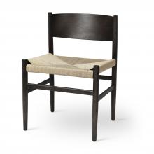 Mater 8106 - Nestor Dining Chair, Sirka Grey, Natural Paper Cord Seat, 29.9"H 08106