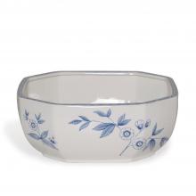 Port 68 ACCS-308-13 - Temba Bowl, Blue, White, 12"W ACCS-308-13