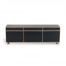 Port 68 ACDS-307-01 - Soho Mantle Box, Black, Gold, 6"W ACDS-307-01