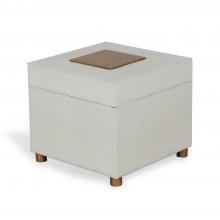 Port 68 ACDS-310-04 - Cairo Box, Cream, Aged Brass, 10"W ACDS-310-04