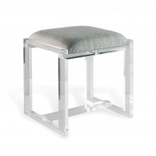 Port 68 AFBS-311-01 - Glencoe Bench, Gray, Clear Lucite, 18"W AFBS-311-01