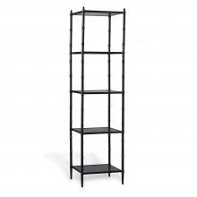 Port 68 AFGS-175-27 - Doheny Etagere, Gloss Black, Antique Bronze, 20"W AFGS-175-27