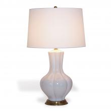 Port 68 LPAS-099-02 - Southampton Table Lamp, 1-Light, Cream, Aged Brass, Ivory Shade, 34"H LPAS-099-02