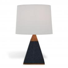 Port 68 LPAS-310-02 - Cairo Table Lamp, 1-Light, Gray, Aged Brass, Off-White Shade, 16"H LPAS-310-02