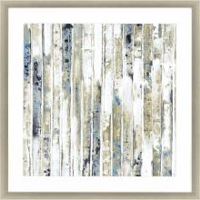 Paragon 13013 - Visionaire 1 Framed Art, Blue, Gray, Silver Frame Color, 39"W 13013