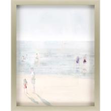 Paragon 13042 - Emerald Beach I Framed Art, Gray, Silver Frame Color, 27"W 13042