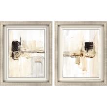 Paragon 13543 - Electrical Grid Framed Art, Set of 2, Gray, Gold Frame Color, 25"W 13543