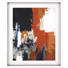 Paragon 13824 - Orange Crush I Framed Art, Orange, Black, White Frame Color, 32"W 13824