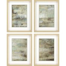 Paragon 14117 - Driftwood Panel Framed Art, Set of 4, Gray, Brown Frame Color, 20"W 14117