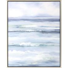 Paragon 14803 - Into the Ocean Canvas, Blue, Silver Frame Color, 42"W 14803