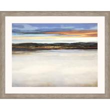 Paragon 15039 - Night Fall Framed Art, Blue, Silver Frame Color, 51"W 15039