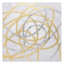 Paragon 15050 - Amazement Canvas, Gold, Silver Leaf, 39"W 15050