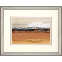 Paragon 15225 - Bridges Ochre I Framed Art, Rust, Silver Frame Color, 38"W 15225