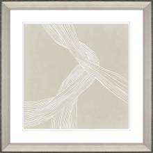 Paragon 15313 - On the Same Wavelength I Framed Art, Beige, Silver Frame Color, 42"W 15313